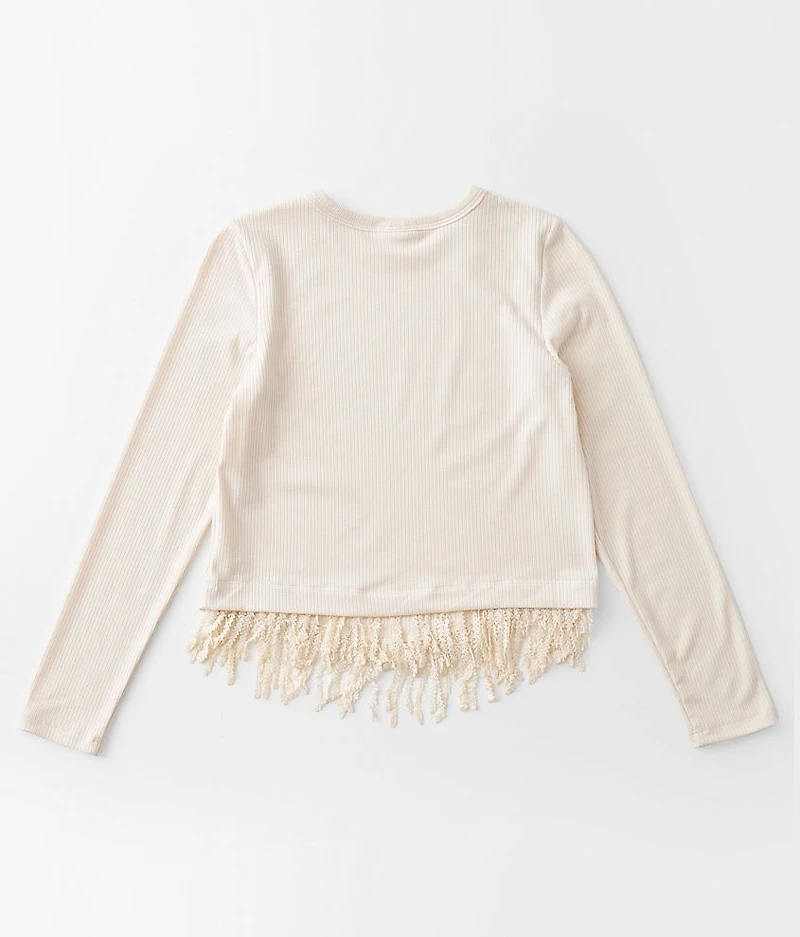 Girls - Hanky Fringe Top