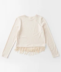 Girls - Hanky Fringe Top