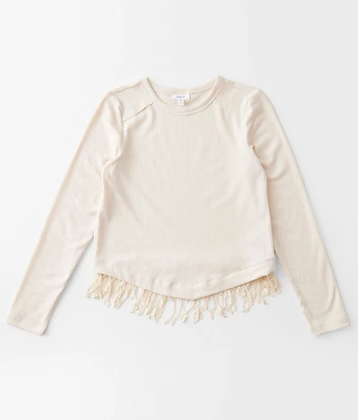 Girls - Hanky Fringe Top