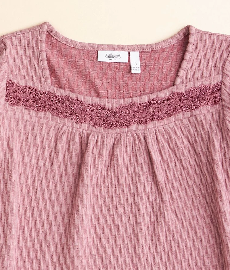 Girls - Textured Knit Top
