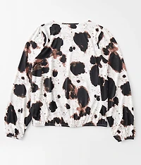 Girls - Cow Print Top