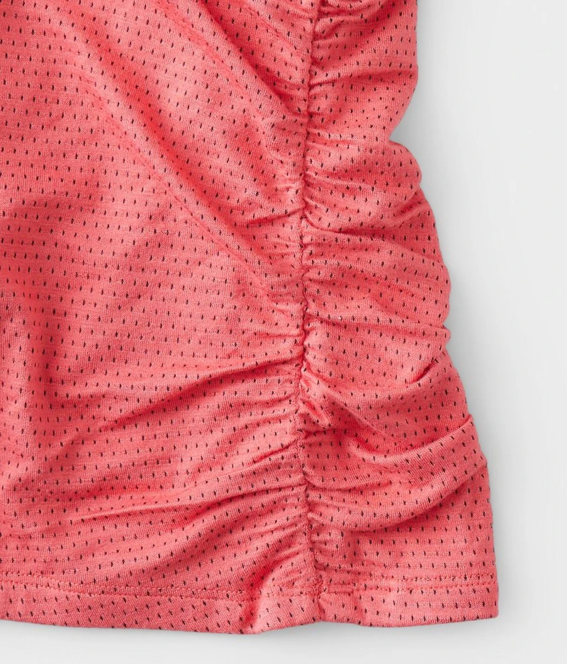 Girls - Ruched Dot Top