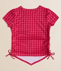 Girls - Gingham Hanky Top