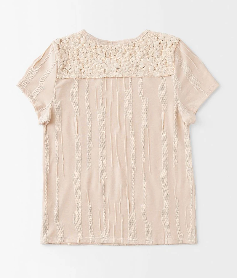 Girls - Pieced Lace Top