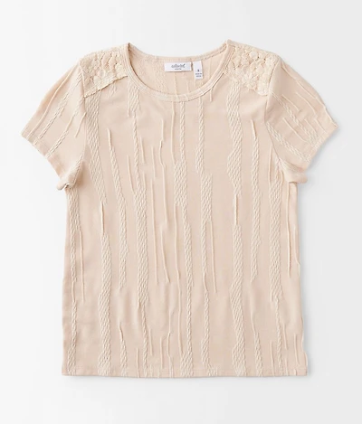 Girls - Pieced Lace Top