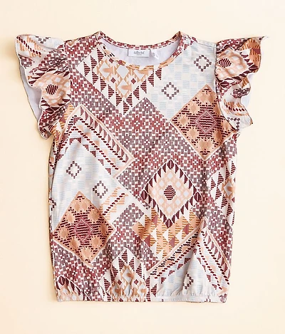 Girls - Ruffle Knit Top