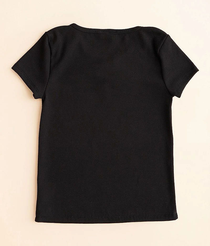 Girls - Lace Trim Top