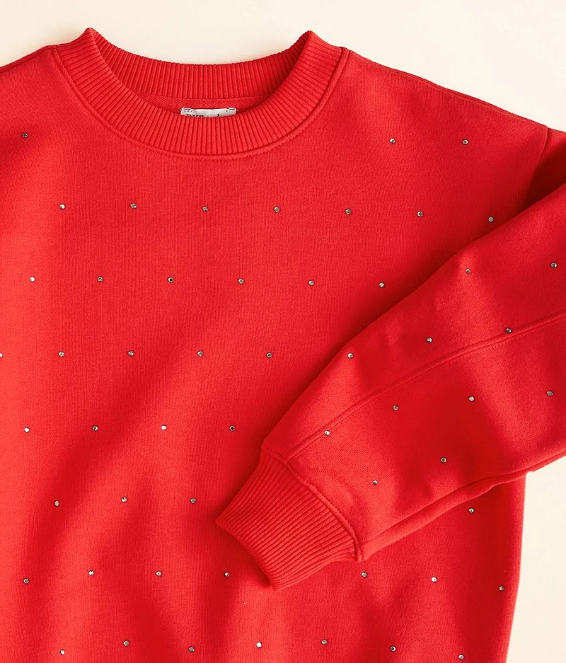Girls - Rhinestone Pullover