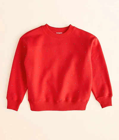 Girls - Rhinestone Pullover