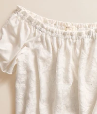Girls - Lace Overlay Top