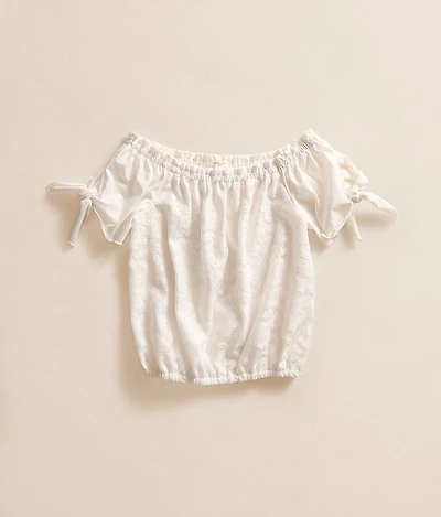 Girls - Lace Overlay Top
