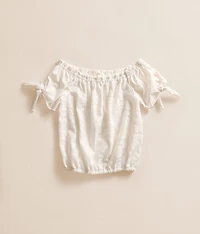 Girls - Lace Overlay Top