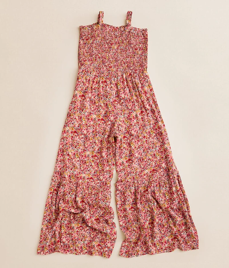 Girls - Floral Jumpsuit