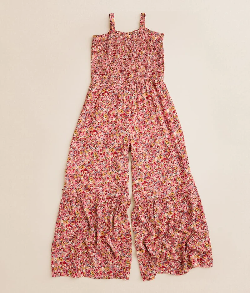 Girls - Floral Jumpsuit