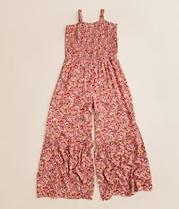 Girls - Floral Jumpsuit