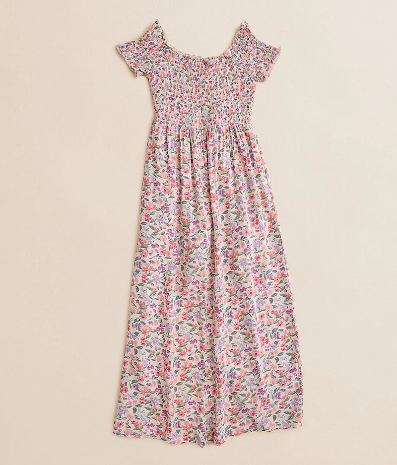 Girls - Floral Maxi Romper