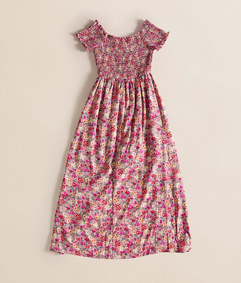 Girls - Floral Maxi Romper