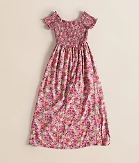 Girls - Floral Maxi Romper