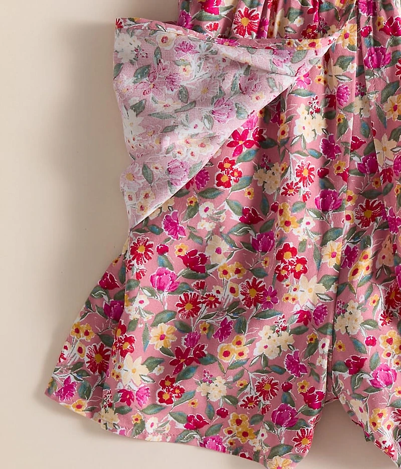 Girls - Floral Maxi Romper