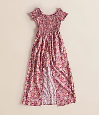 Girls - Floral Maxi Romper