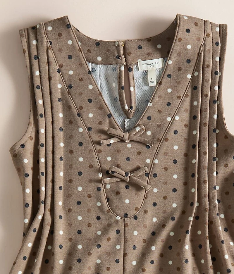 Girls - Polka Dot Bow Romper