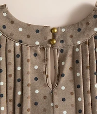 Girls - Polka Dot Bow Romper