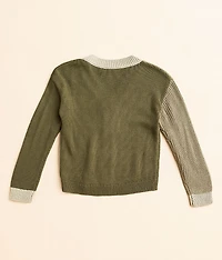 Girls - Cable Knit Cardigan Sweater