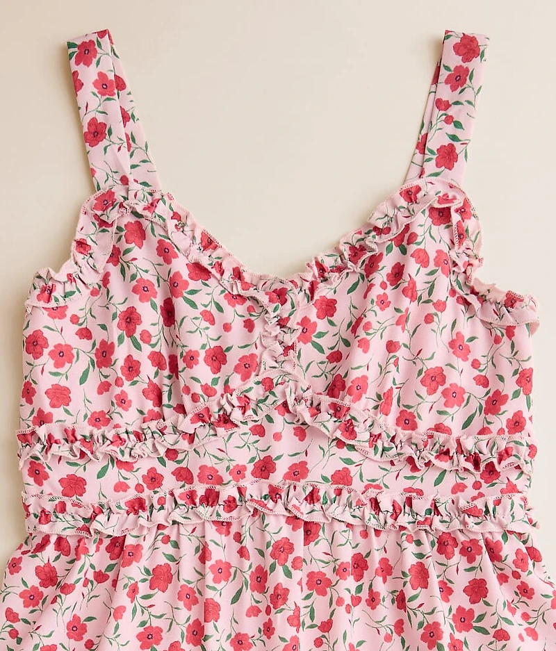 Girls - Floral Mini Dress