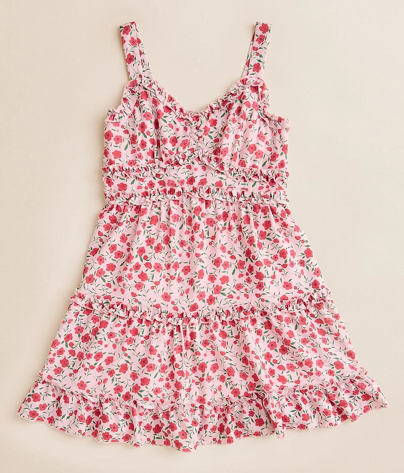 Girls - Floral Mini Dress