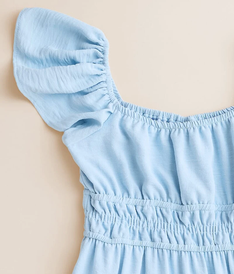 Girls - Flowy Tiered Mini Dress