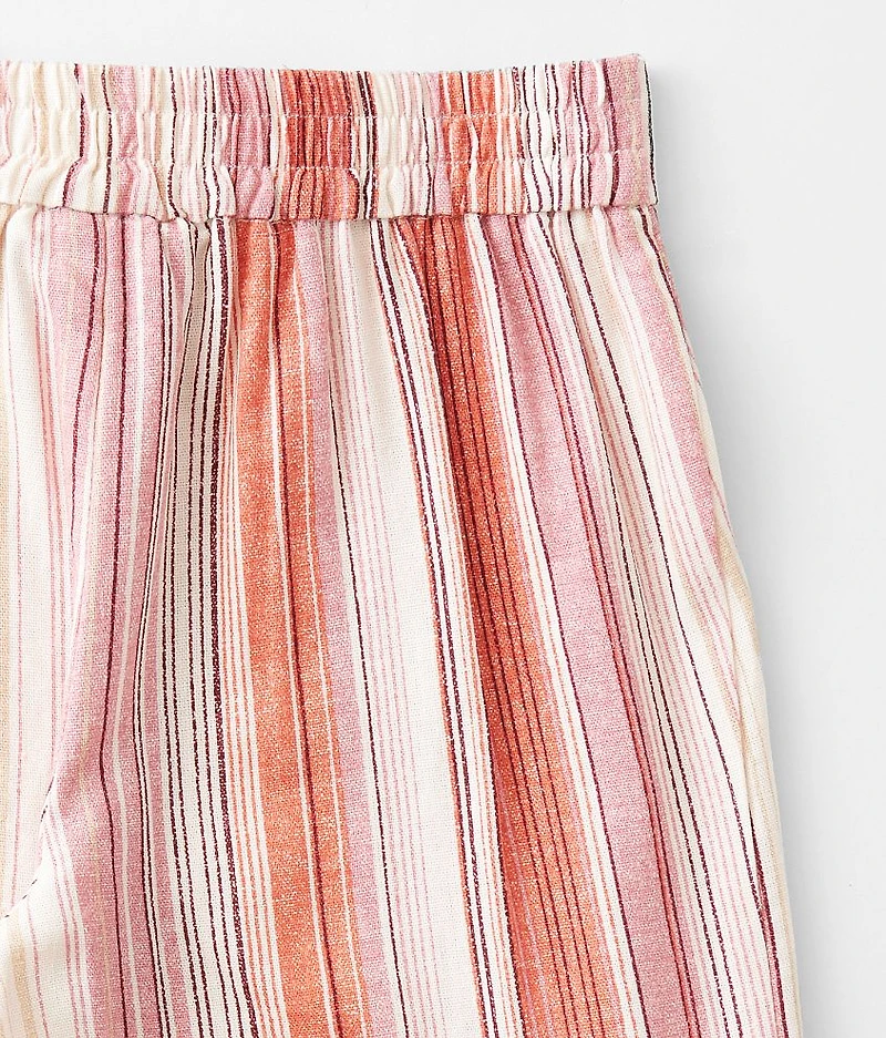 Girls - Striped Cargo Jogger