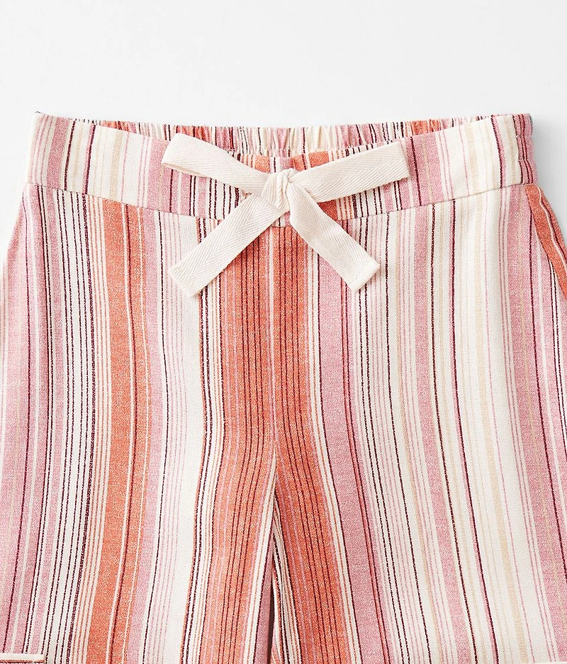 Girls - Striped Cargo Jogger
