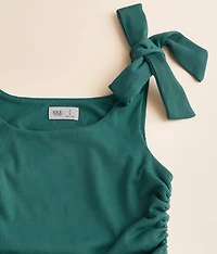 Girls - Ruched Rib Knit Tank Top