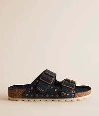 Maze Studded Leather Sandal