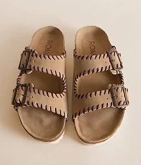 Mode Whipstitch Leather Sandal