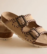Mode Whipstitch Leather Sandal
