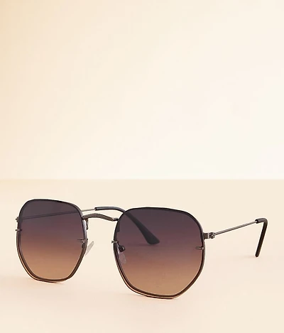 Gradient Round Sunglasses