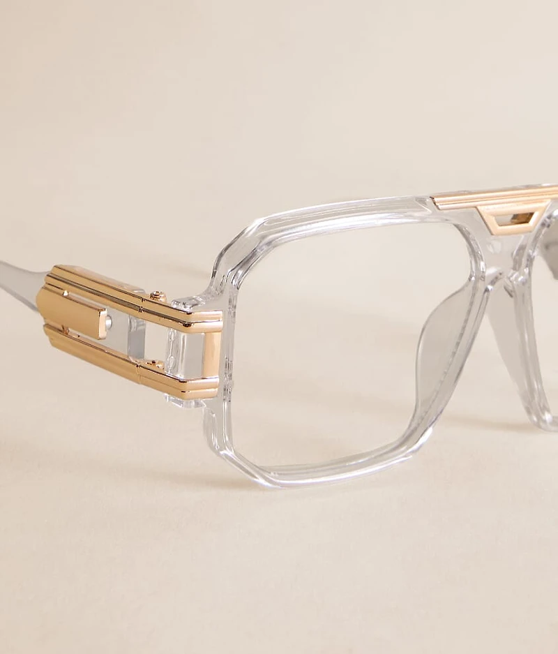 Clear Aviator Blue Light Glasses