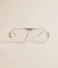 Clear Aviator Blue Light Glasses