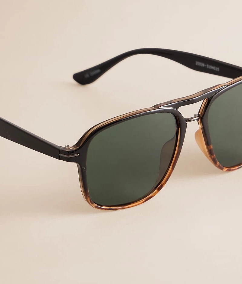 Tort Aviator Sunglasses