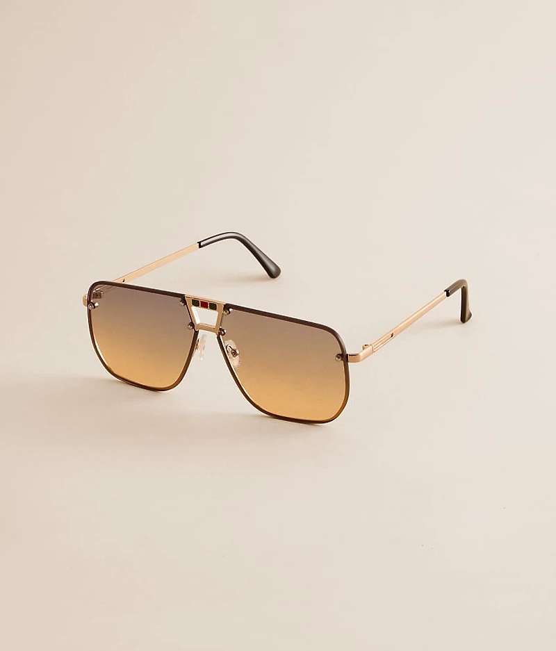 Gradient Aviator Sunglasses