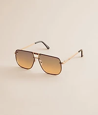 Gradient Aviator Sunglasses