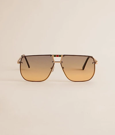 Gradient Aviator Sunglasses