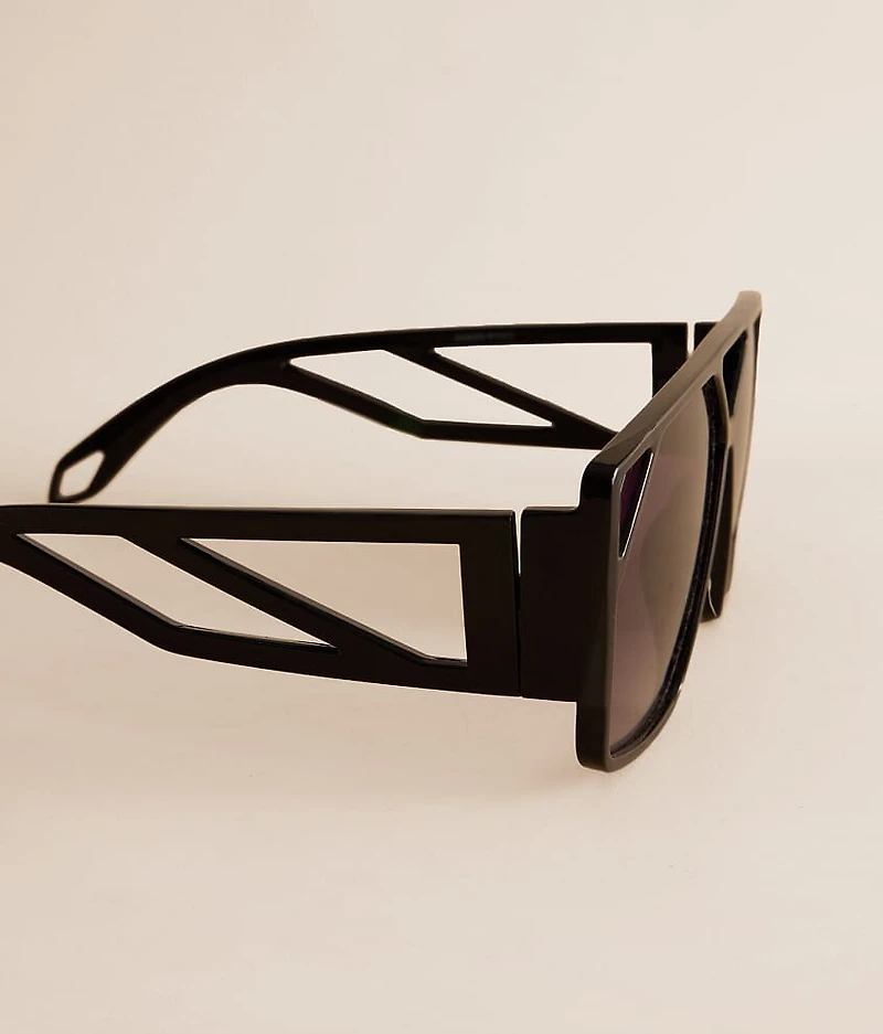 Oversized Shield Sunglasses