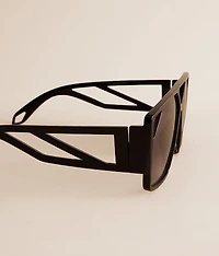 Oversized Shield Sunglasses
