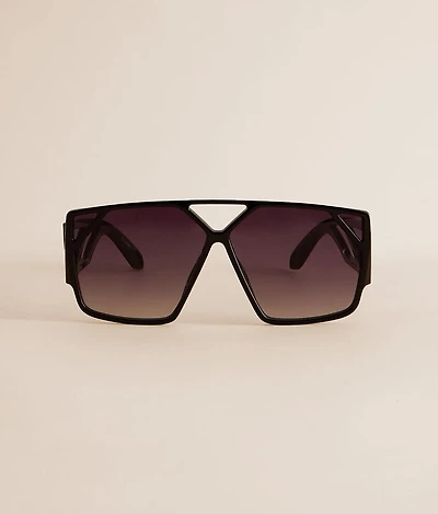 Oversized Shield Sunglasses