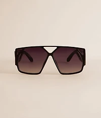Oversized Shield Sunglasses