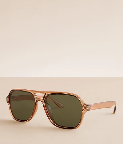 Retro Aviator Sunglasses