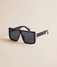 Studded Shield Sunglasses