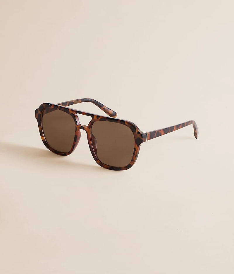 Tort Aviator Sunglasses